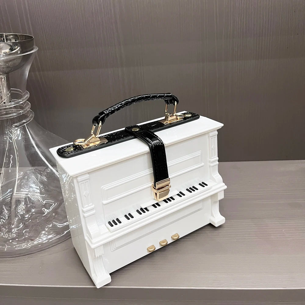 purses and handbags Luxury Designer crossbody shoulder bag For Women piano shape handmade bags Purse Messenger Bag banquet bag