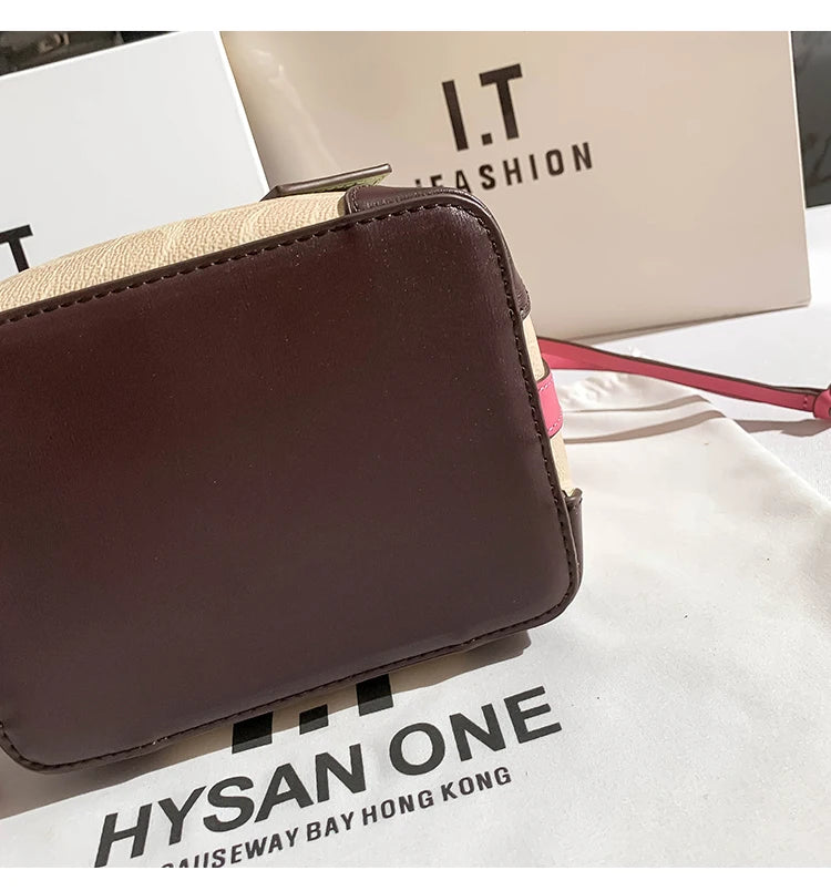 Light luxury women's handbag, retro carriage drawstring bucket bag, 2025 new style bag, high-end single shoulder crossbody bag