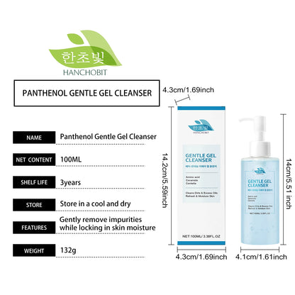 Beta-Panthenol Gel Cleanser: Gentle Cleansing, Leaves Skin Soft and Tender – Transparent Gel, Refreshing Facial Cleanser