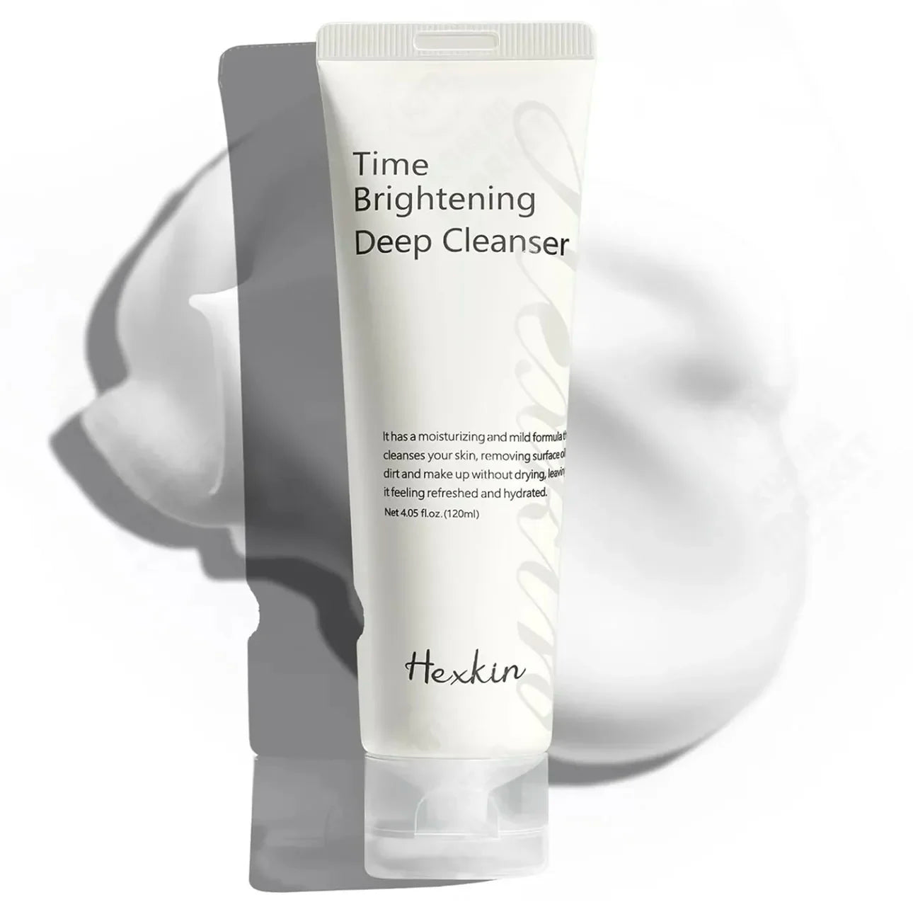 Korean Hexkin Efficient Cleansing Facial Cleanser Time Brightening Deep Get Rid Of Makeup Lavender Cornfower Extract Cleanser