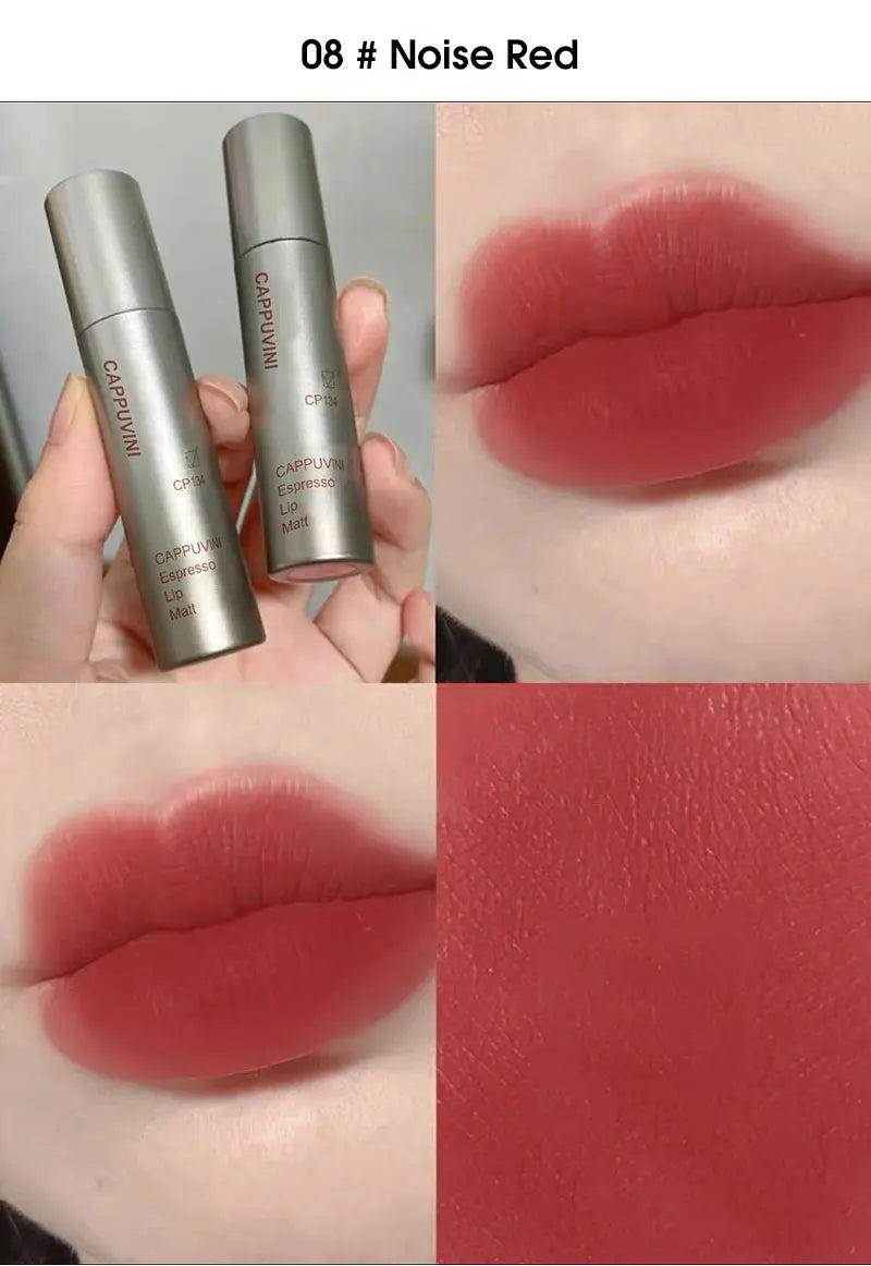 Single Velvet Matte Mist Lip Gloss,Waterproof Non-Stick Cup Lip Glaze Smudge Proof Not Fade Liquid Lipstick