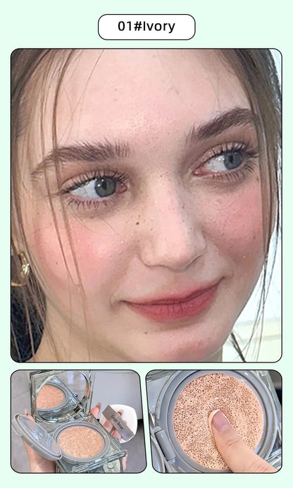 Gege Bear Moisturizing Air Cushion Cream Light Natural Clear Liquid Foundation Brightens Skin Tone Air Cushion BB Cream