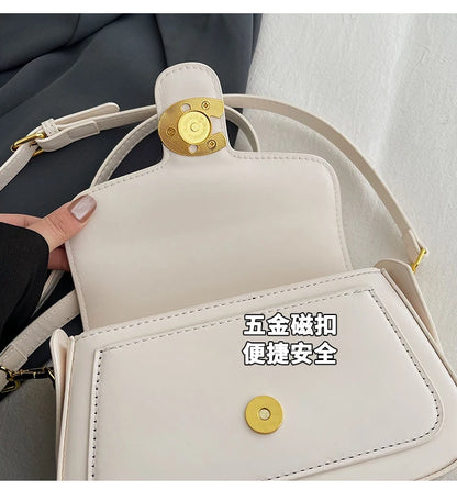 Stylish Quilted Women Messenger Bag - Waterproof Leather Crossbody Shoulder Bag With Adjustable Chain For Travel & Shopping