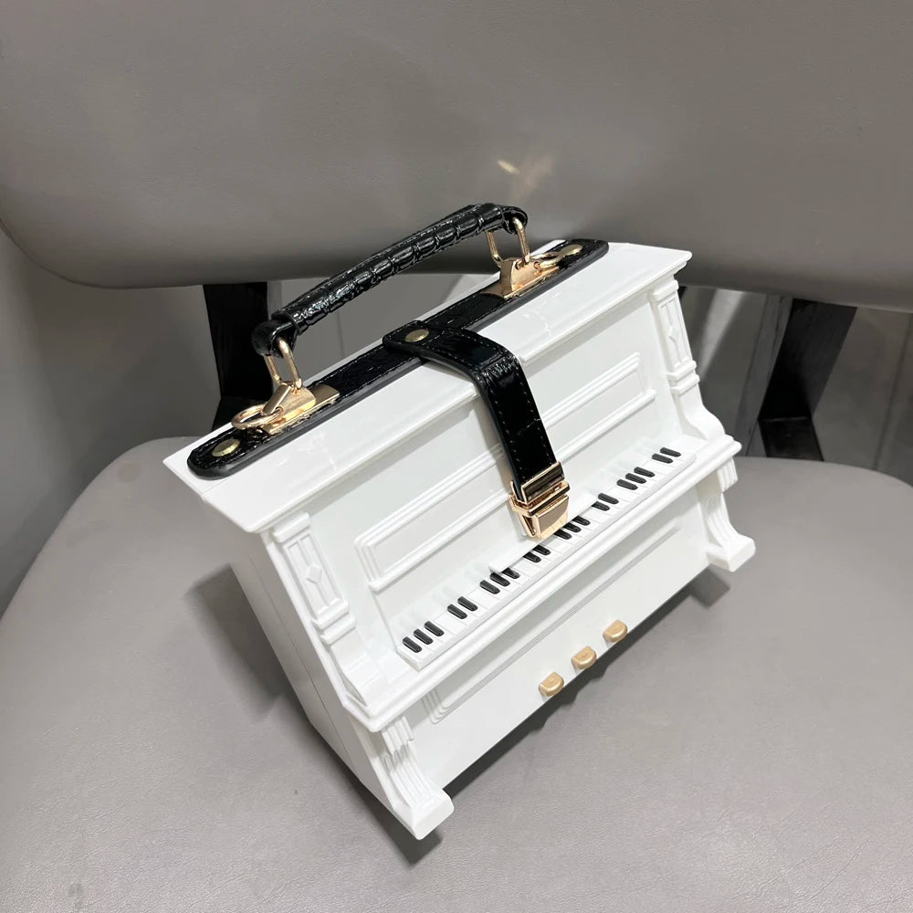 purses and handbags Luxury Designer crossbody shoulder bag For Women piano shape handmade bags Purse Messenger Bag banquet bag