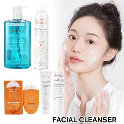 Avene Genuine Brand Facial Care 300ml Moisturizing Spray Deep Cleansing Makeup Remover Facial Cleanser Sunscreen Nourish Lipblam