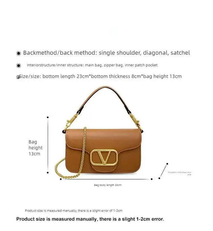 2025 New Underarm Women's Handbag Chain Shoulder Crossbody Bag Fashionable And Versatile High-quality Women's Bag Bolsa Feminina
