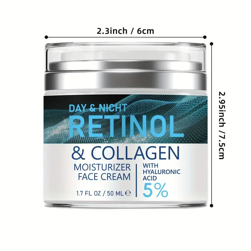 ENVISHA Retinol Collagen Cream Face Skin Care Anti-aging Wrinkle Deep Hydration Moisturizing Skin Health Whitening Exfoliation