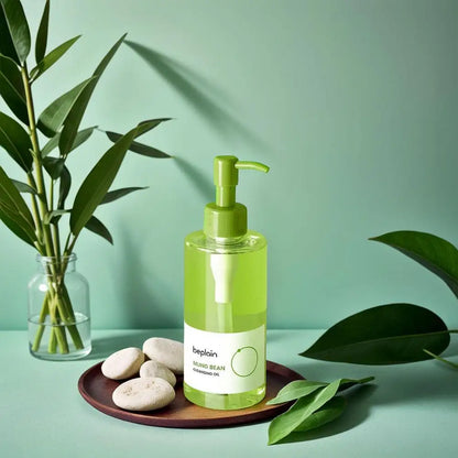 Beplain Mung Bean Essence Mud Mask Makeup Remover Oil Gentle And Powerful Cleaning Mung Bean Extract Moisturizes Repairs Skin