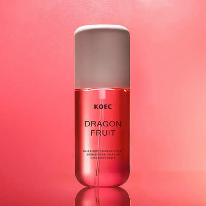 50ml KOEC Dragon Fruit Pink Fragrance Mist Perfume Moisturizing Refreshing Triple Notes Tropical Fruits Extract Propylene Glycol