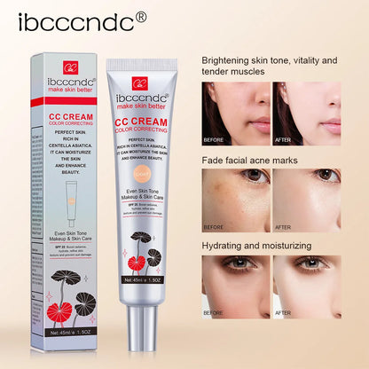 CC Cream Erborian Centella Correcting Makeup Before Moisturizing Waterproof Anti-sweat Concealer Lasting Women Makeup Foundation