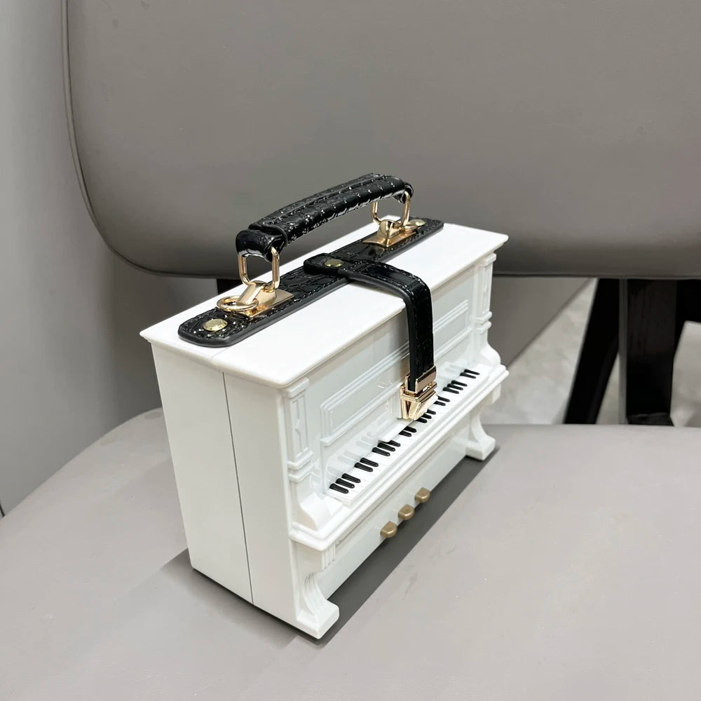 purses and handbags Luxury Designer crossbody shoulder bag For Women piano shape handmade bags Purse Messenger Bag banquet bag