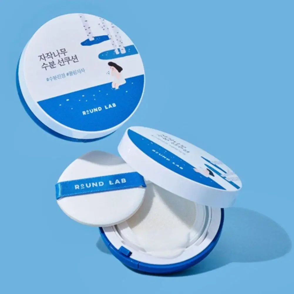 Birch Sunscreen Air Cushion Efficient Oil Control Lasting Whitening Sunscreen Amino Acid Gentle Facial Cleanser Korean Skincare