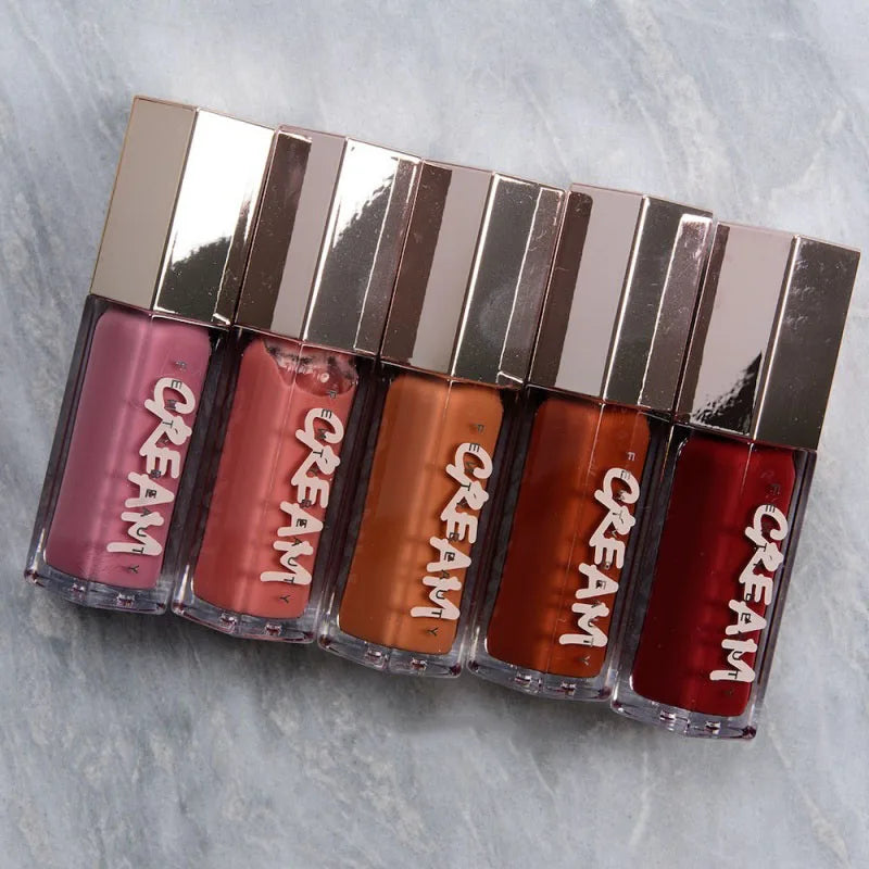 *//Gloss Bomb Lip Glaze Multi-color Moisten Shine Glitter Lip Plumper Makeup Beginner Liquid Lipstick Makeup Cosmetics