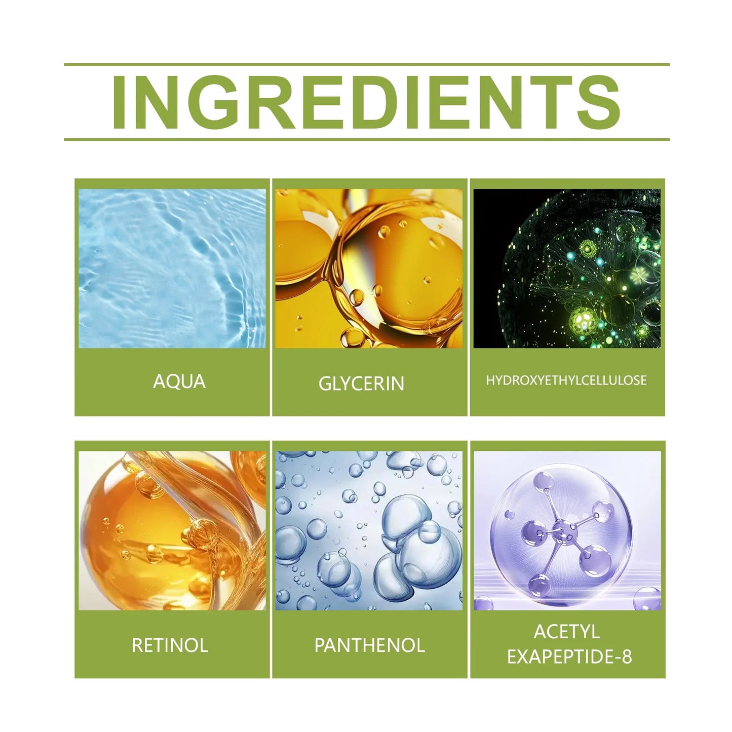 Retinol Shot Tightening Serum Moisturizing & Plumping Firming Facial Care Smoothing Skin Rejuvenation Essence for Sensitive Skin