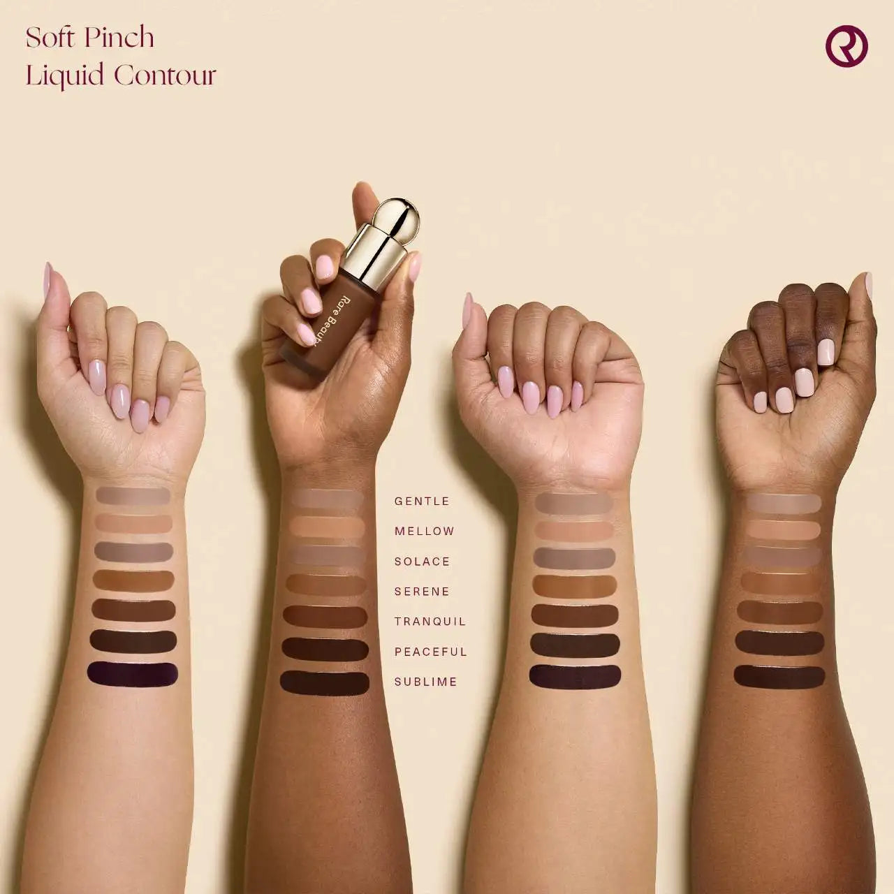 Rose Brown Liquid Contour Blush Cream Eyes Blusher Waterproof Mositure Face Contour Shadow Blusher Liquid blusher Plump Makeup