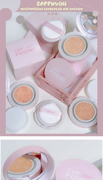 Moisturizing Concealer Air Cushion Natural Makeup Holding Water Resistant Cream Skin Foundation