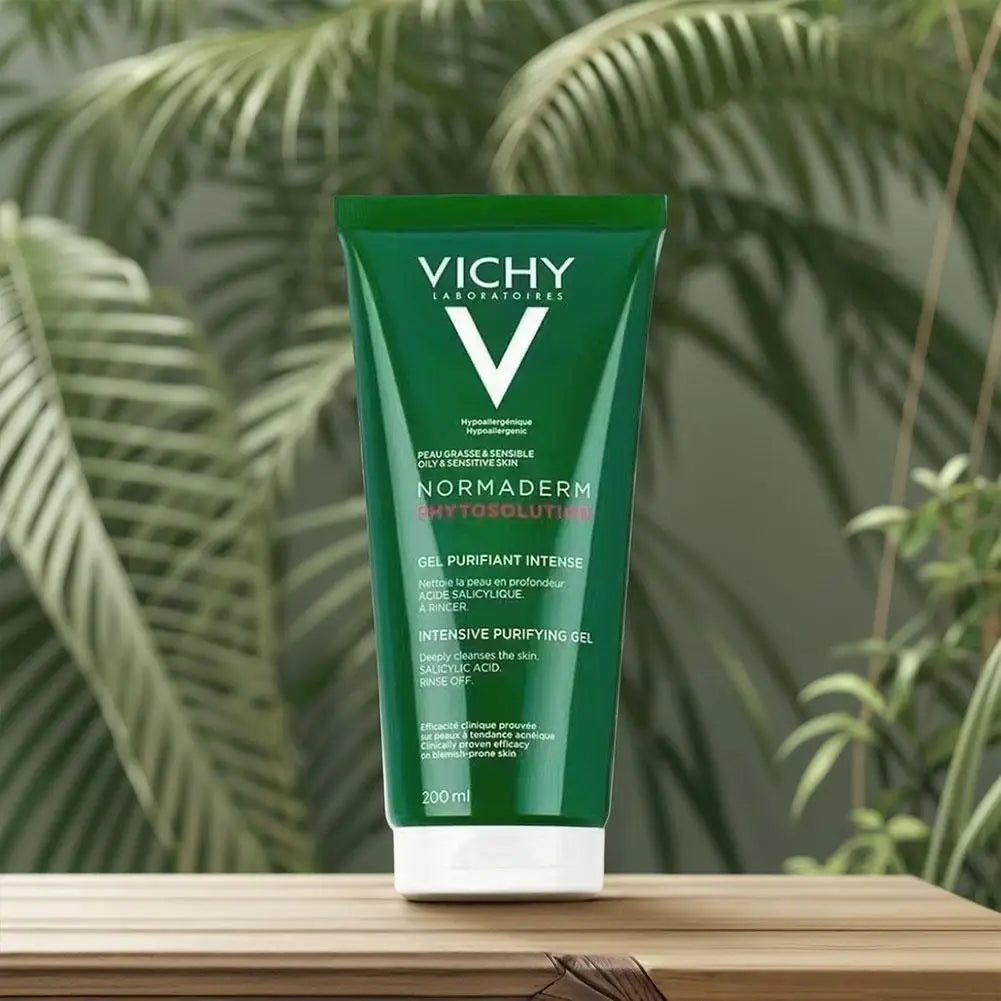 Vichy 200ml  Acne Treatment Facial Cleanser Deeply Clean Pores Control Oil And Fight Acne Gentle Moisturizing Gel