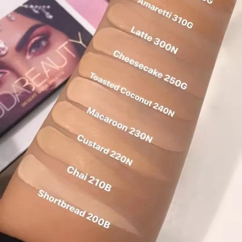 Luxury Makeup Foundation Liquid Flawless Matte Concealer Nourishing Long-Lasting Facial Concealed Pores Fine Breathable Cosmetic