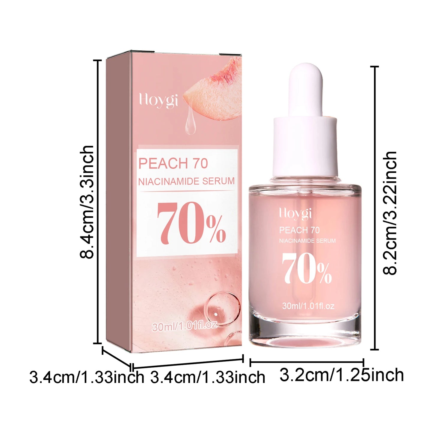 Niacinamide Facial Serum Improves Skin tone,Fades Dark Spots and Acne Improves Enlarged Pores Natural Anti-Aging Face Essence