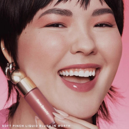 rare beauty Liquid Blush Cream Eyes Mositure Peach Face Contour Shadow Blusher Plump Natural Cheek Makeup Lip Gloss Matte Lipstick