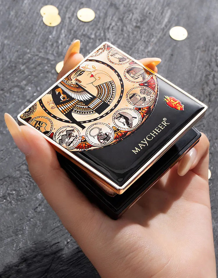 Egyptian style powder for long time oil control concealer, white, makeup free, waterproof and moisturizing