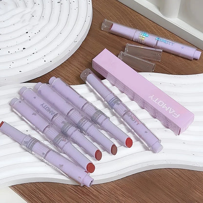 Mirror Glass Solid Lip Gloss Water Light Round Tube Lipstick Clear Oil Jelly Lip Glaze Natural Nude Moisturizing Makeup Tint