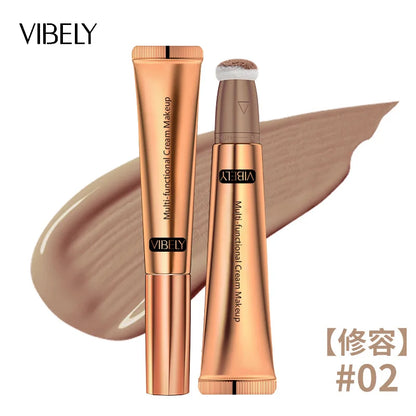 VIBELY High-gloss Concealer and Contouring Stick, brightening, three-dimensional, slimming face, Shadow Blush, multi-functional