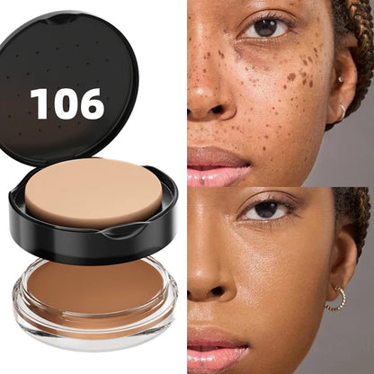 9-Color High Coverage 1pc Foundation Concealer Cover Anti Dark Circle Freckle Long Lasting Waterproof BB Cream Face Makeup Base