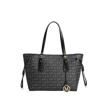 Tote Big Bag Women's New Retro Printed Letter Large Capacity Shoulder Handbag