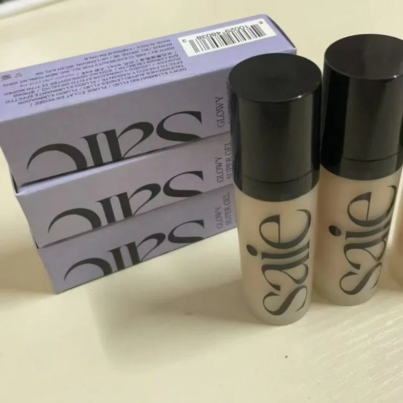 15ml Liquid Highlighter Sample liquid  Glowy Super Gel Charming Face Shadow Highlighting Fluid Saie Natural Makeup  foundation
