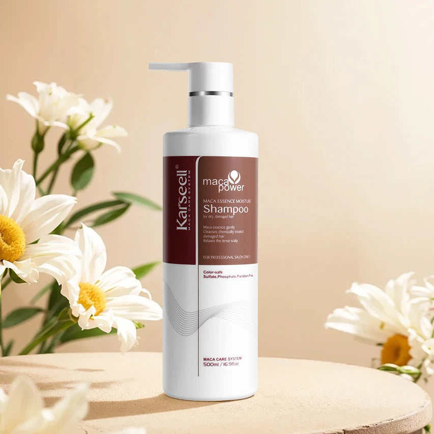 Original Karseell 500ml Moisture Shampoo Argan Oil  Moisturizing Smooth Shampoo Hair Care Set 1/2/3pcs for Dry and Damaged Hair