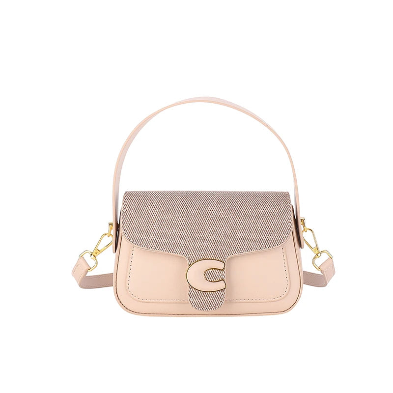 Stylish Quilted Women Messenger Bag - Waterproof Leather Crossbody Shoulder Bag With Adjustable Chain For Travel & Shopping