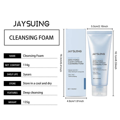 Salicylic Acid Facial Cleanser Deep Cleaning Softening Keratin Exfoliating Oil-Control Moisturizing Gently Face Cleansing Gel