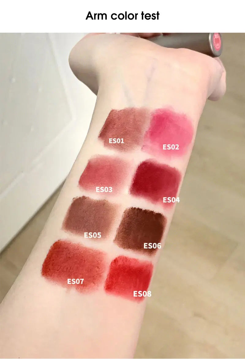 Single Velvet Matte Mist Lip Gloss,Waterproof Non-Stick Cup Lip Glaze Smudge Proof Not Fade Liquid Lipstick