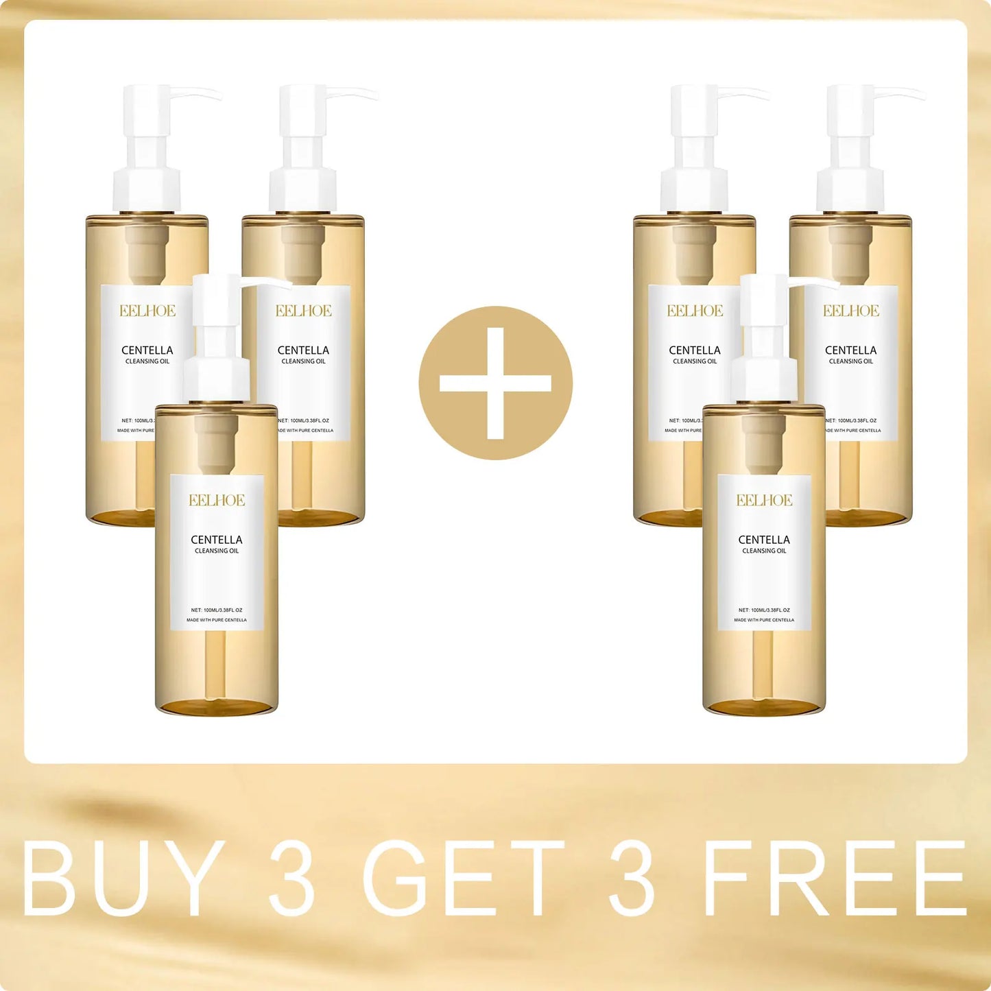 Centella Cleansing Oil Facial Makeup Remover Moisturizing Face Refresher Cleaning Centella Asiatica Extract Vitamin E Skin Oil