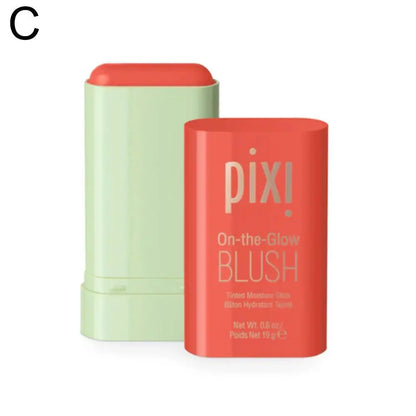 2025 MultiFunctional Vitality Pixi Powder Blusher Stick Natural Nude Matte Gloss Facial Makeup Cream Gentle Nonirritating Blush