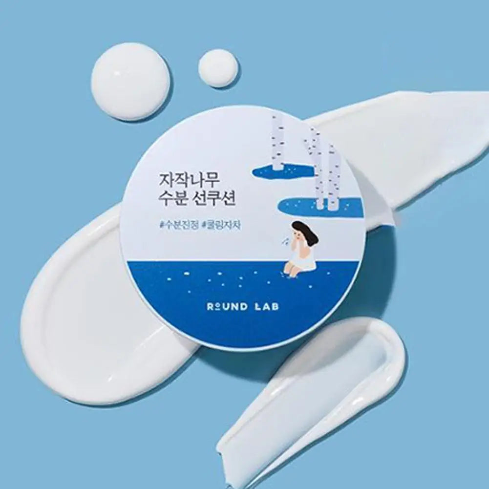 Birch Sunscreen Air Cushion Efficient Oil Control Lasting Whitening Sunscreen Amino Acid Gentle Facial Cleanser Korean Skincare
