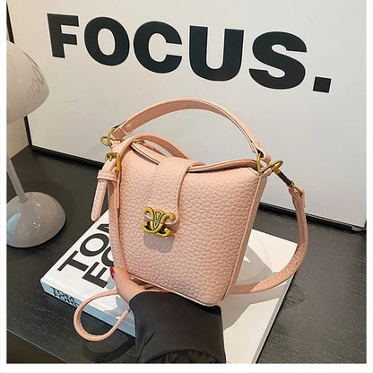 2025 New Arrival! Small Bucket Bag with Chic Design - Lightweight, Versatile Shoulder/Crossbody Carry, Small Fresh Aesthetic