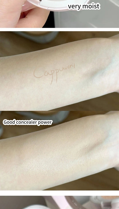 Moisturizing Concealer Air Cushion Natural Makeup Holding Water Resistant Cream Skin Foundation