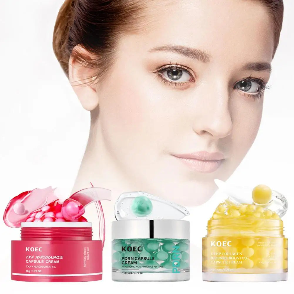 KOEC 5% Niacinamide Hydrolyzed Collagen Deep Hydrating Jelly Cream Moisturizer Plump Moisturizing And Nourishing Skin Care Cream