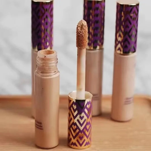 Waterproof Concealer Oil-control Liquid Foundation Covering Black Circles Blemishes Acne Marks Spots Face Contour Natural Makeup