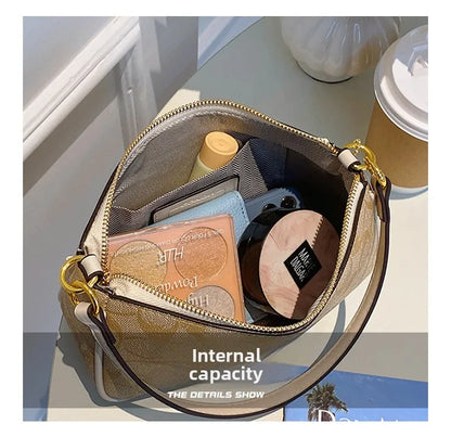 2025 Summer Hot Sale! Vintage Monogram Niche Bag | Single Shoulder & Crossbody | Stylish Handheld Tote