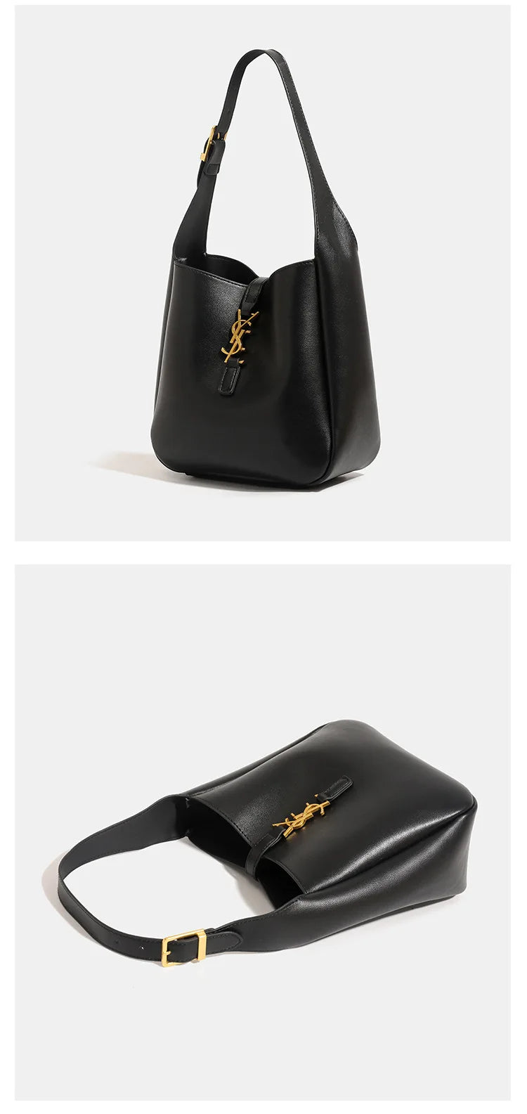 Yangshulin New ROSE Same Style Underarm Bag Water Bucket Bag Large Capacity Single Shoulder Commuter Female