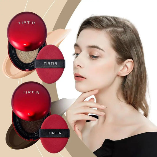 TIRTIR Air Cushion Foundation Cream Long-lasting Concealer Whitening Makeup Waterproof Cosmetics Brighten Face Makeup