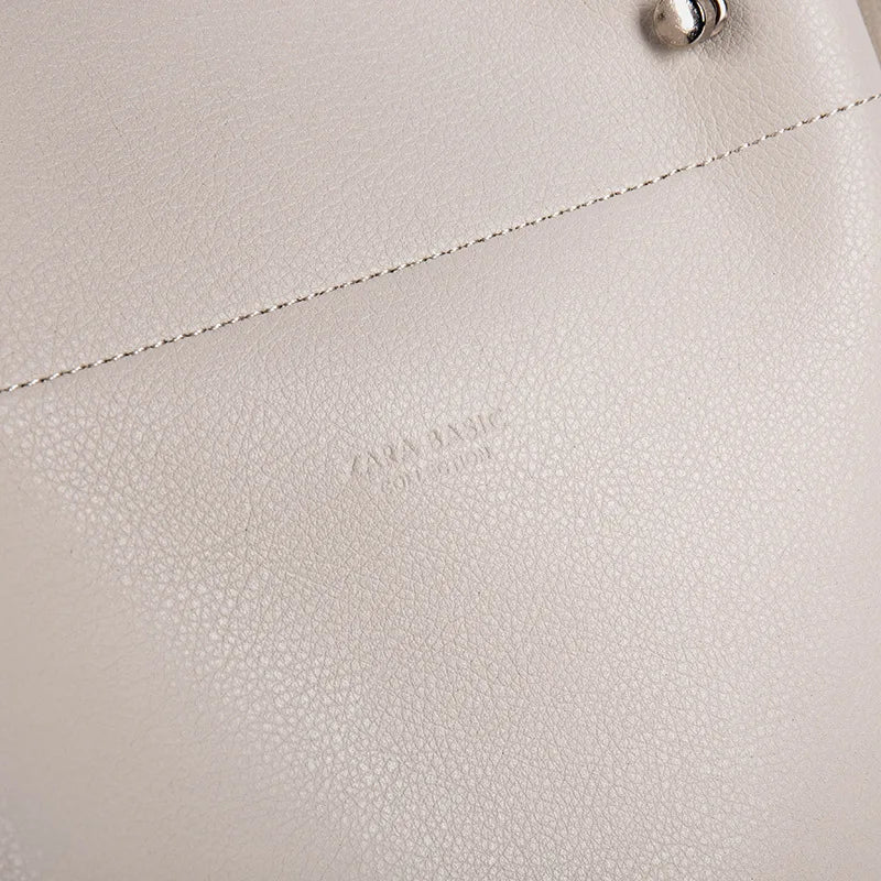 zara Women's Bag New Tote Bag College Style Portable Large Capacity All-in-one Commuter Shopping Bag