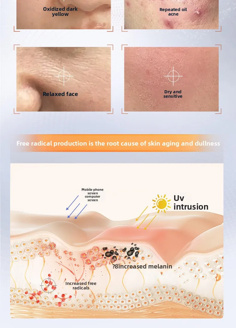 Astaxanthin facial cleanser whitening, oil control, deep cleansing, acne removal, fading marks and pore shrinking facial cleanse