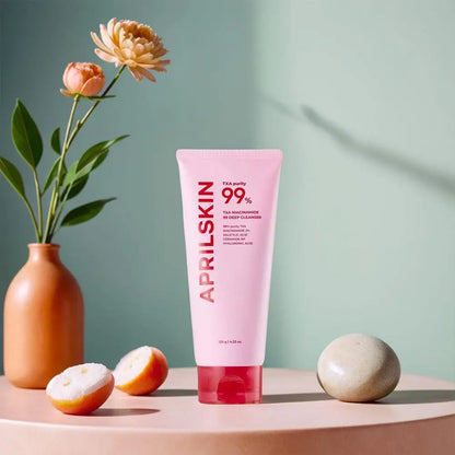 Pink TXA Purity 99% Microneedle Essence Facial Cleanser Toning Shot Serum Niacinamide Deep Cleaning APRILSKIN Korean Facial Skin