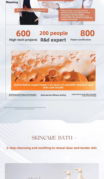 Astaxanthin facial cleanser whitening, oil control, deep cleansing, acne removal, fading marks and pore shrinking facial cleanse