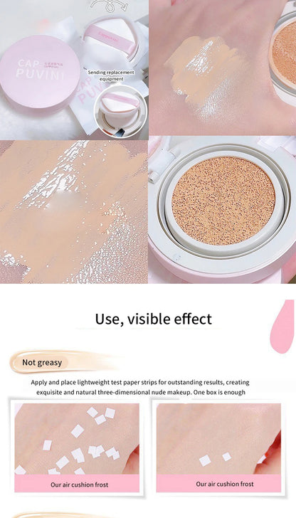 Moisturizing Concealer Air Cushion Natural Makeup Holding Water Resistant Cream Skin Foundation