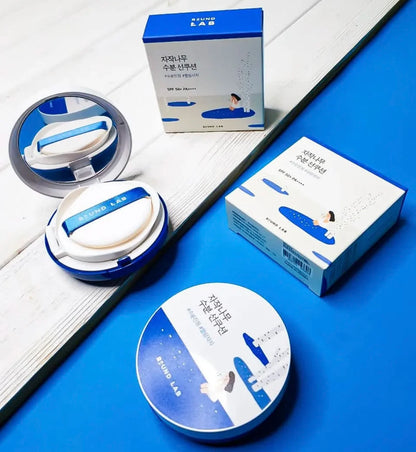 Birch Sunscreen Air Cushion Efficient Oil Control Lasting Whitening Sunscreen Amino Acid Gentle Facial Cleanser Korean Skincare